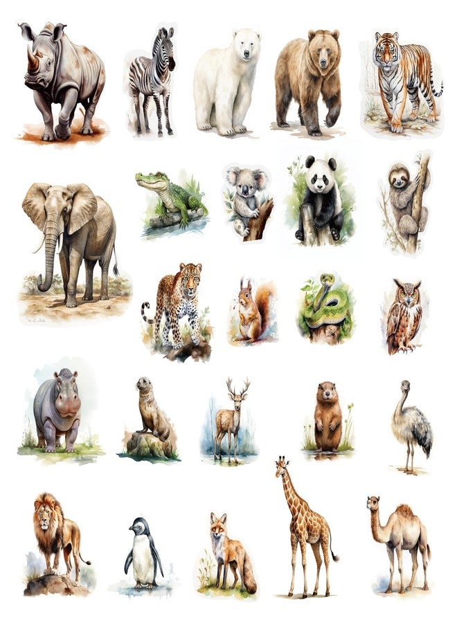 CHEFAN Jungle Animal Felt Board Story Pieces, Flannel Figures Precut Graph Wild Zoo Animals Themed for Preschool Early Learning Storytelling - 24 Pcs - Image 1
